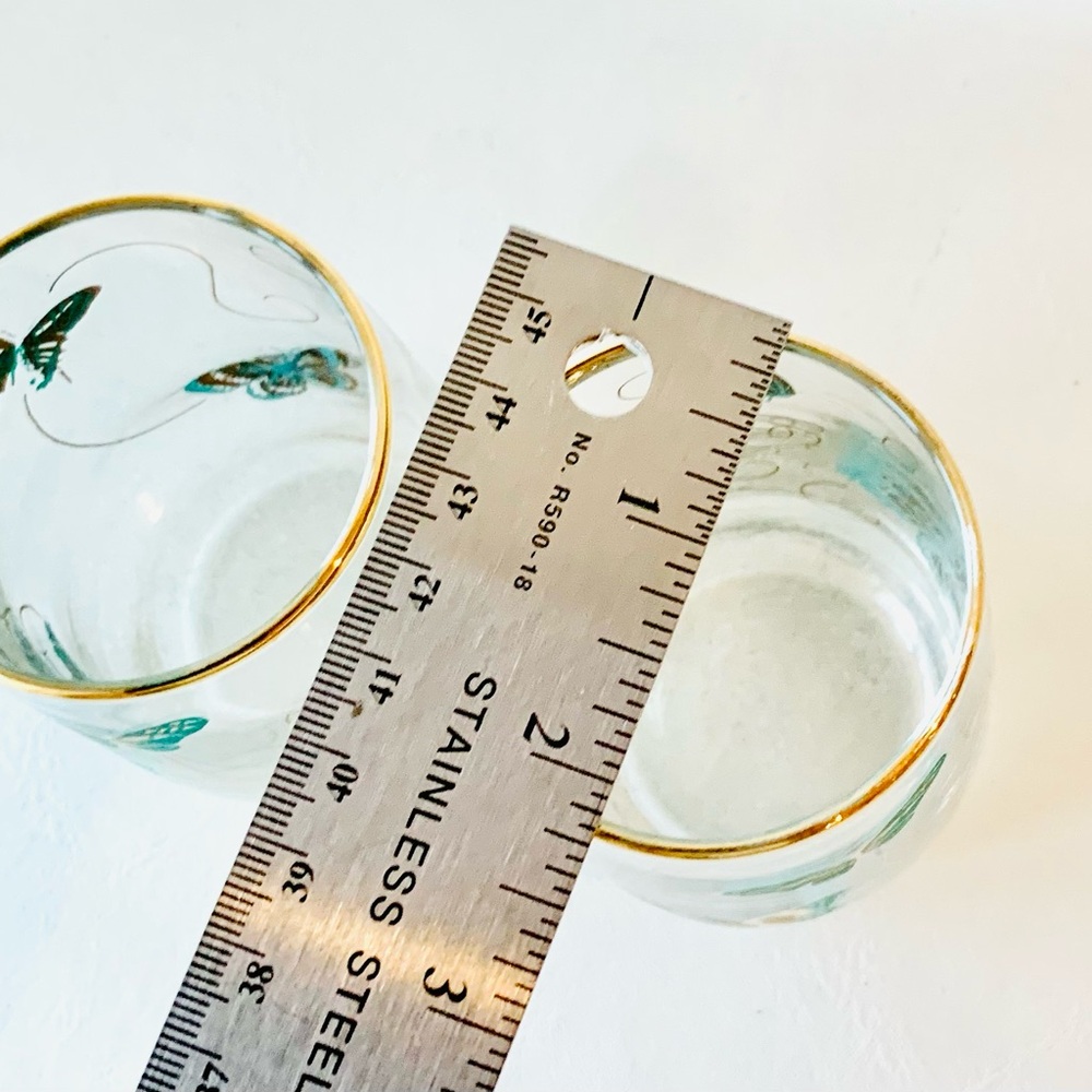 Vintage Butterfly Glasses x 2 - Picture 6 of 8